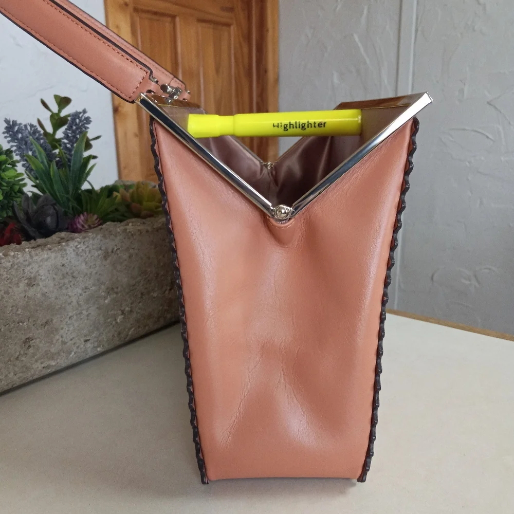 Loeffler Randall, Olivia Leather Frame Bag